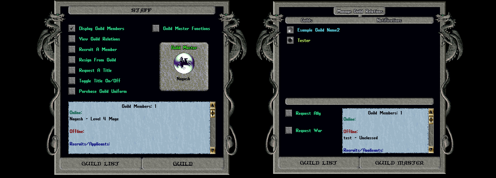 Improved guild system!